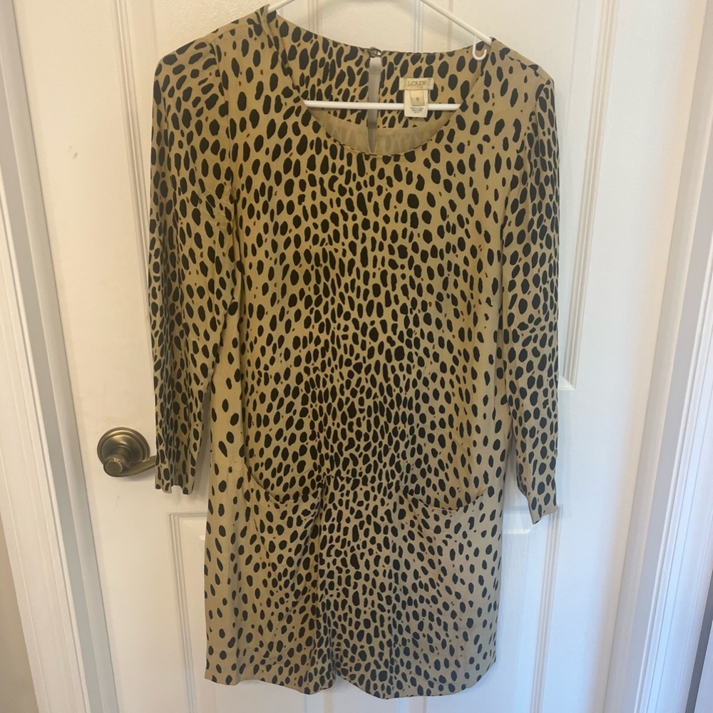 J. crew print dress